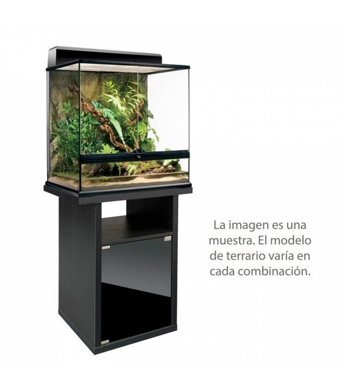 El kit terrario de cristal pequeño/low 45X45X30cm, y accesorios